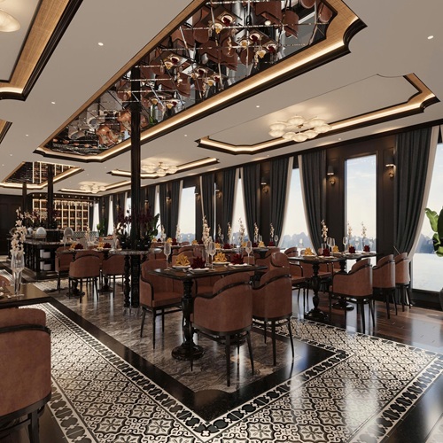 Du thuyền Aime'e Cruise Hạ Long 6 sao