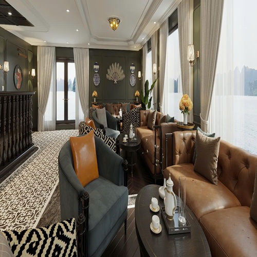 Du thuyền Aime'e Cruise Hạ Long 6 sao