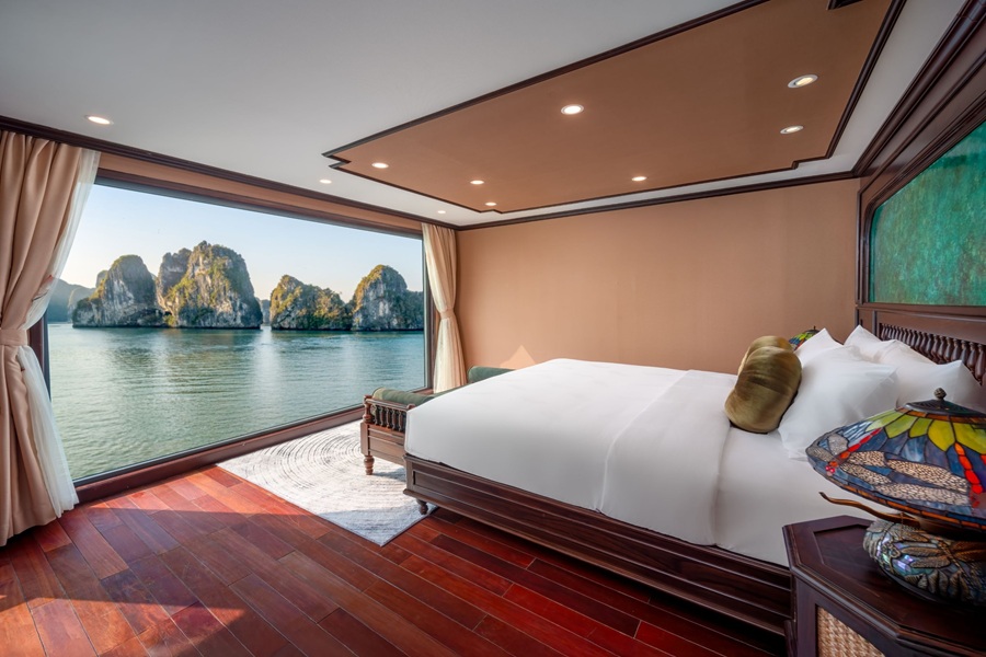Thuê trọn Du thuyền ngủ đêm Indochine Grand