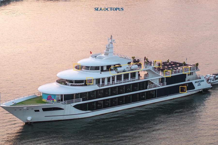 Du thuyền Sea Octopus 5 sao + Khách sạn 4 sao Bãi Cháy