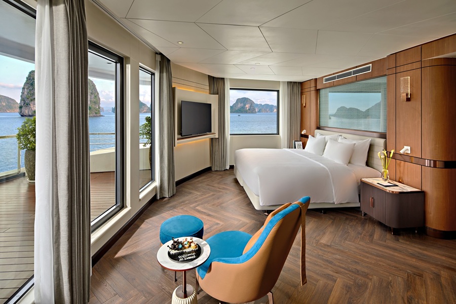 Thuê trọn Du thuyền ngủ đêm Grand Pioneers 6 sao