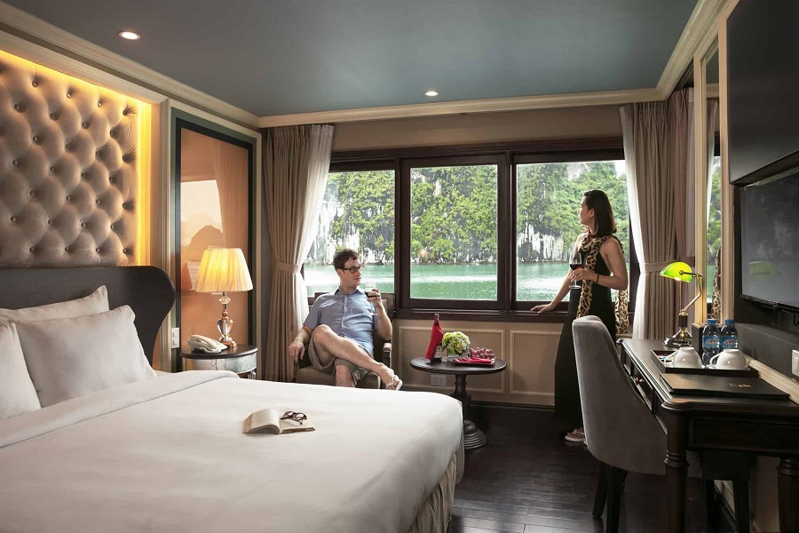 Combo du thuyền Athena 5* + Khách sạn Luxury Mường Thanh (3N2Đ)