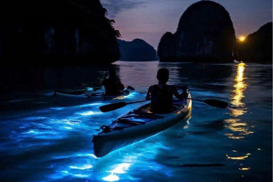 Tour Chèo Kayak Ngắm Lân Tinh - Ăn Tối Trên Vịnh Lan Hạ