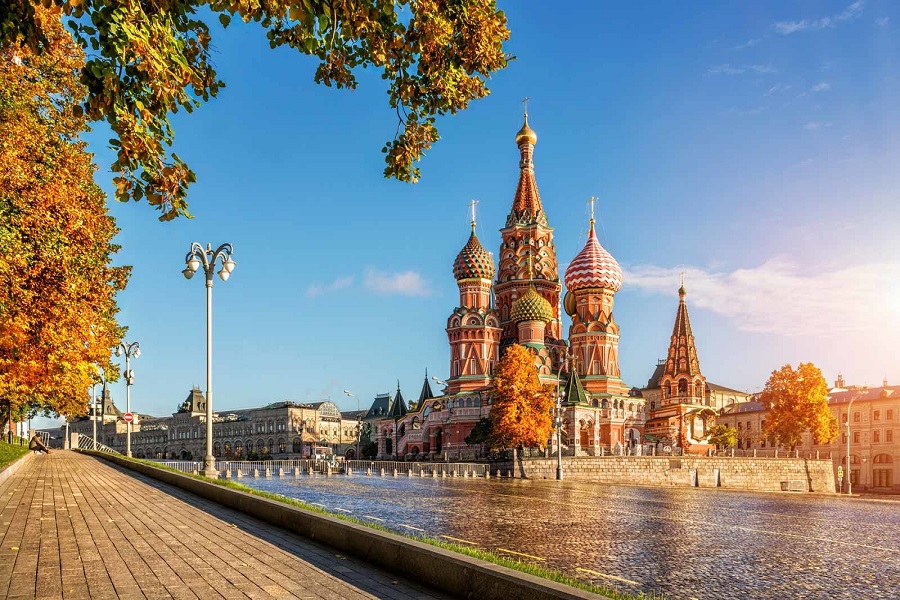 Tour Nga: Hà Nội – Matxcova – Sergiev Posad – St. Petersburg – Dubai (10N9Đ)
