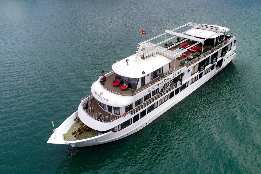 Combo du thuyền Athena 5* + Khách sạn Luxury Mường Thanh (3N2Đ)
