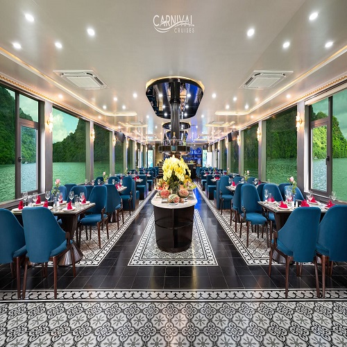 Tàu sắt 3 tầng Carnival Cruise