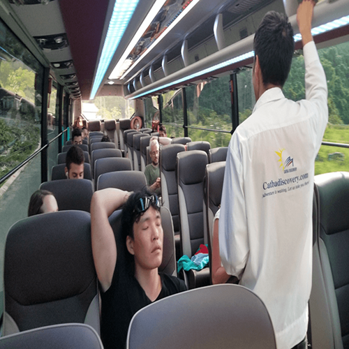 Xe Hà Nội - Cát Bà khứ hồi chất lượng cao