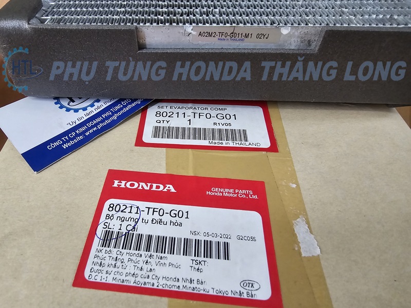 Giàn lạnh điều hòa Honda City 2013