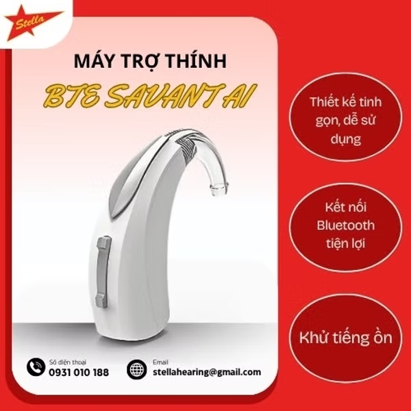 Máy trợ thính Bluetooth lọc tiếng ồn – Trải nghiệm nghe hiện đại tại Stella