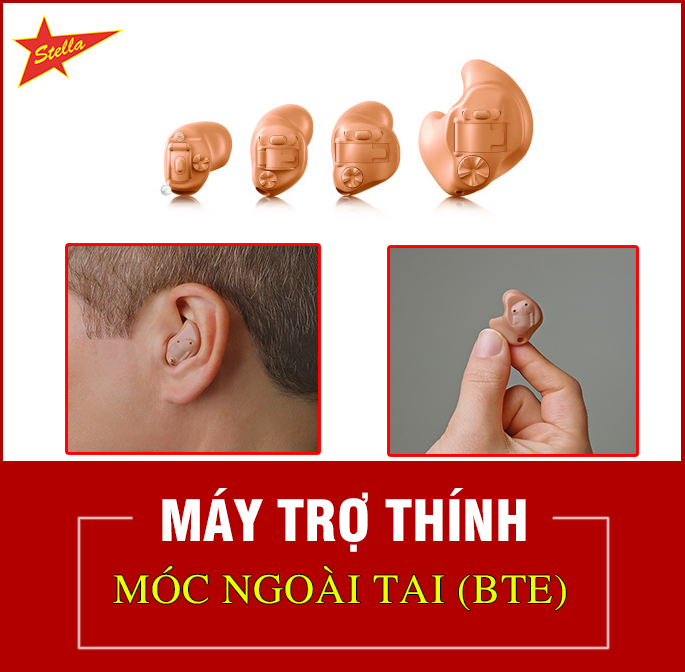 Máy trợ thính nằm ở cửa tai ITE