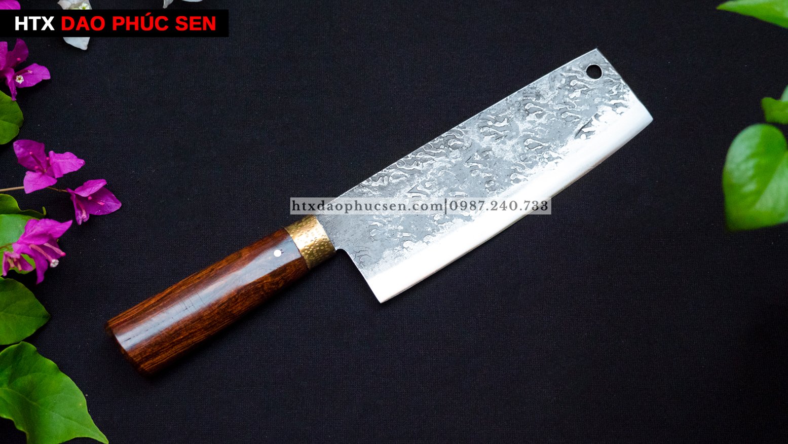 Dao được rèn thủ công từ thép nhíp xe ô tô