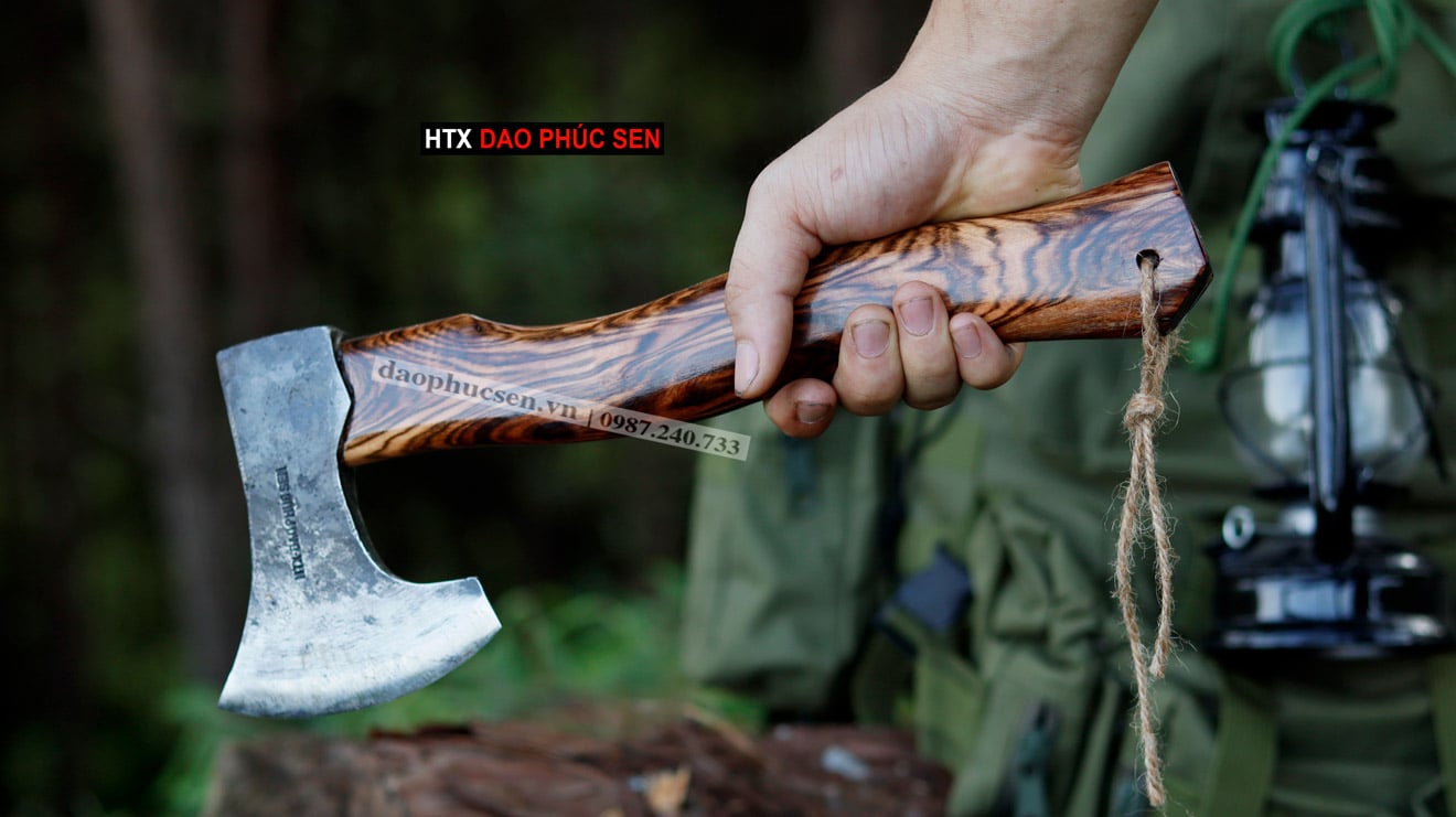 Rìu được rèn thủ công từ Láp xe Uoat