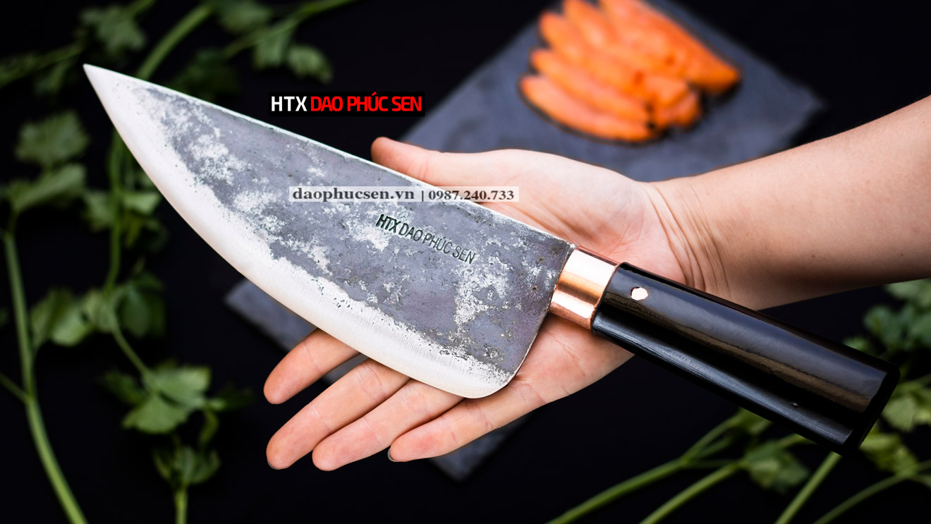 Dao bầu lọc 22 thép nhíp cán tự nhiên G10MDD /DAO VIP - HTX DAO PHÚC SEN