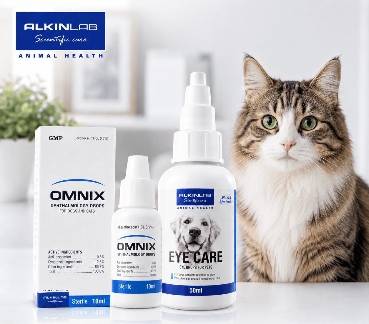 Alkin Eye Care 5 và thuốc nhỏ mắt Alkin Omnix