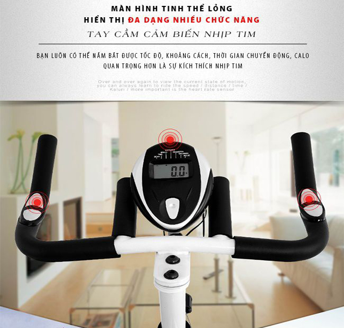 cấu tạo Xe Đạp Tập Thể Dục Tech Fitness