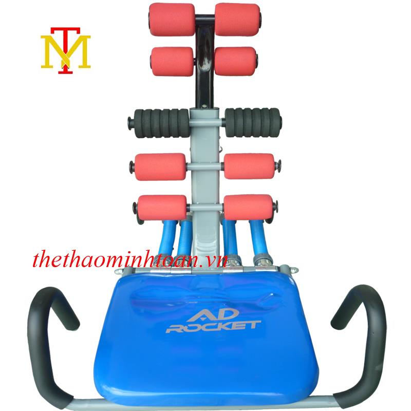 Máy tập cơ bụng AD Rocket 4 lò xo đế vuông