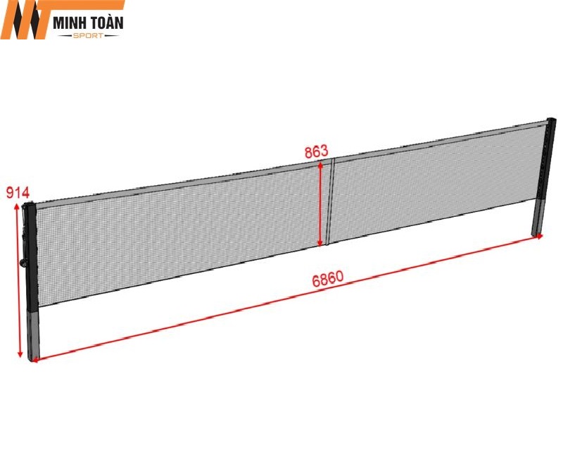 Trụ Pickleball thi đấu 303705-P
