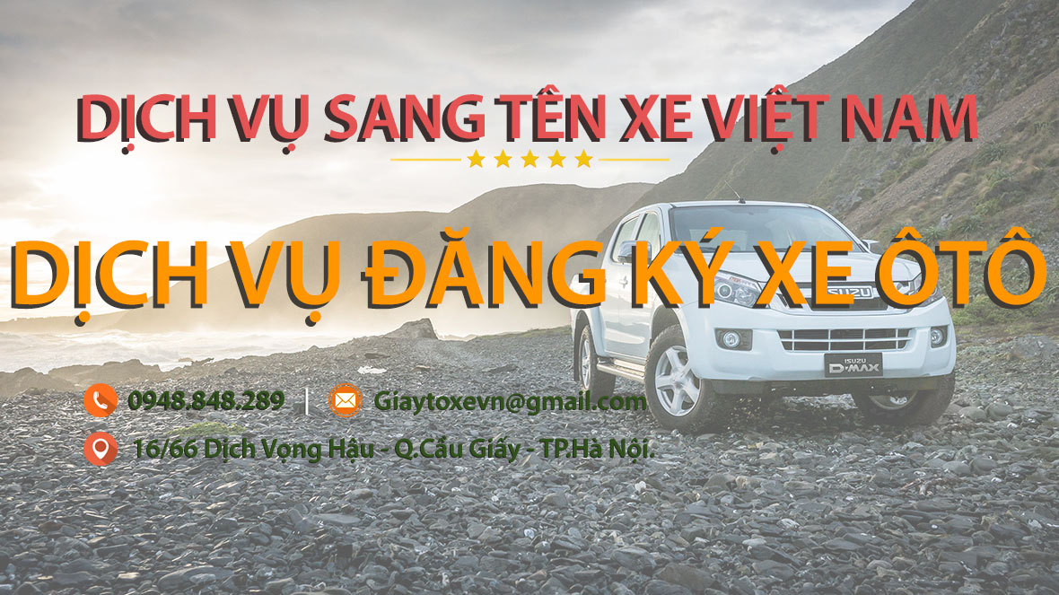 Dịch vụ đăng ký xe ôtô