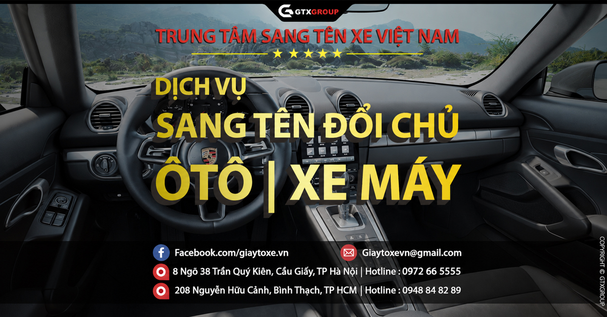 Dịch Vụ Sang Tên Xe Ô Tô 2026