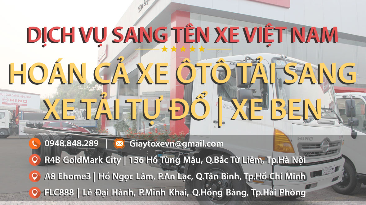 Hoán cải xe ôtô tải sang xe tải tự đổ (Xe Ben)