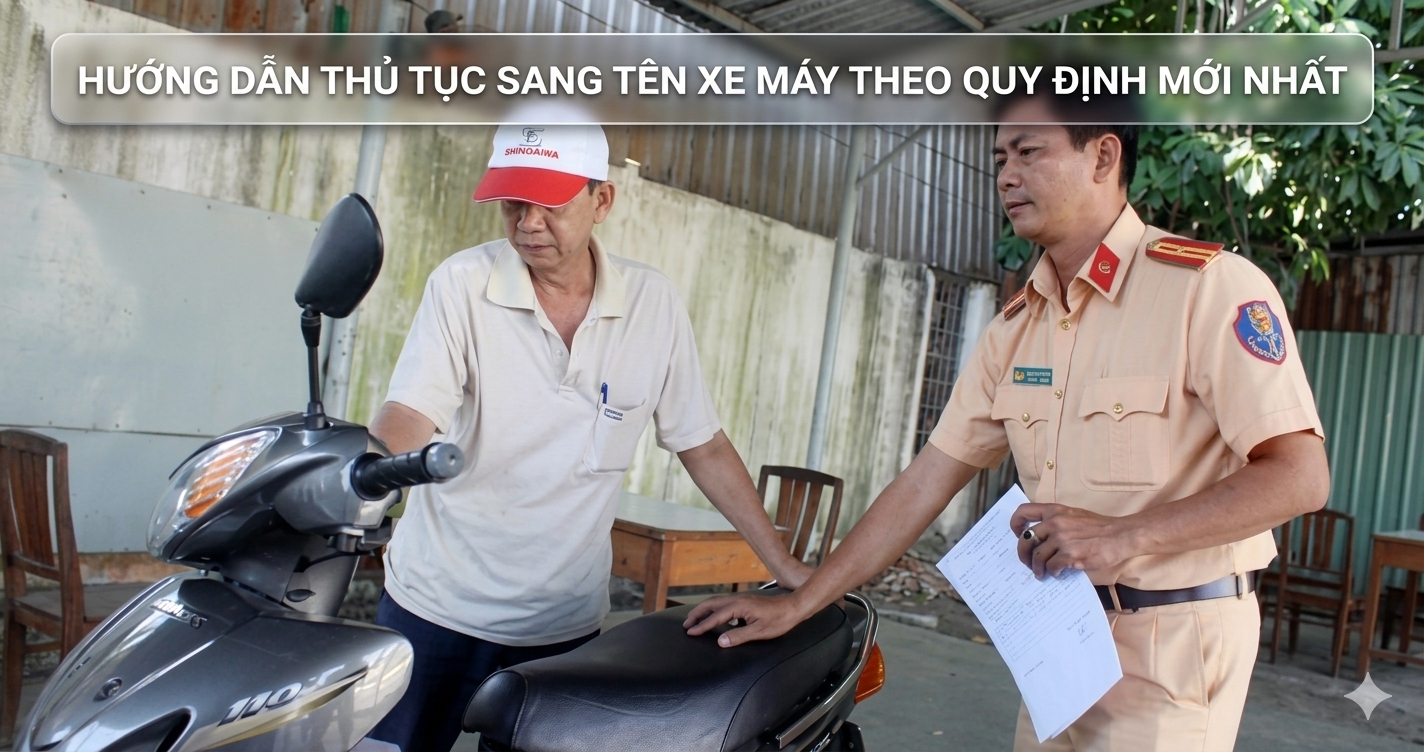 Hướng Dẫn Thủ Tục Sang Tên Xe Máy Theo Quy Định Mới Nhất