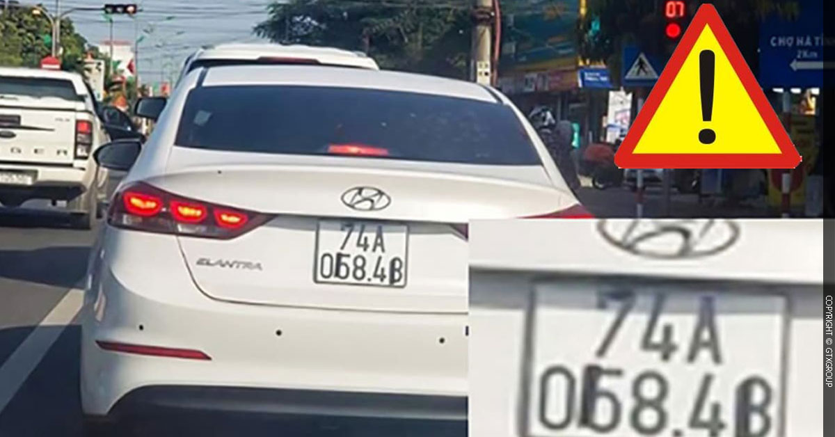 Mức phạt hành vi che biển số xe mới nhất 2025