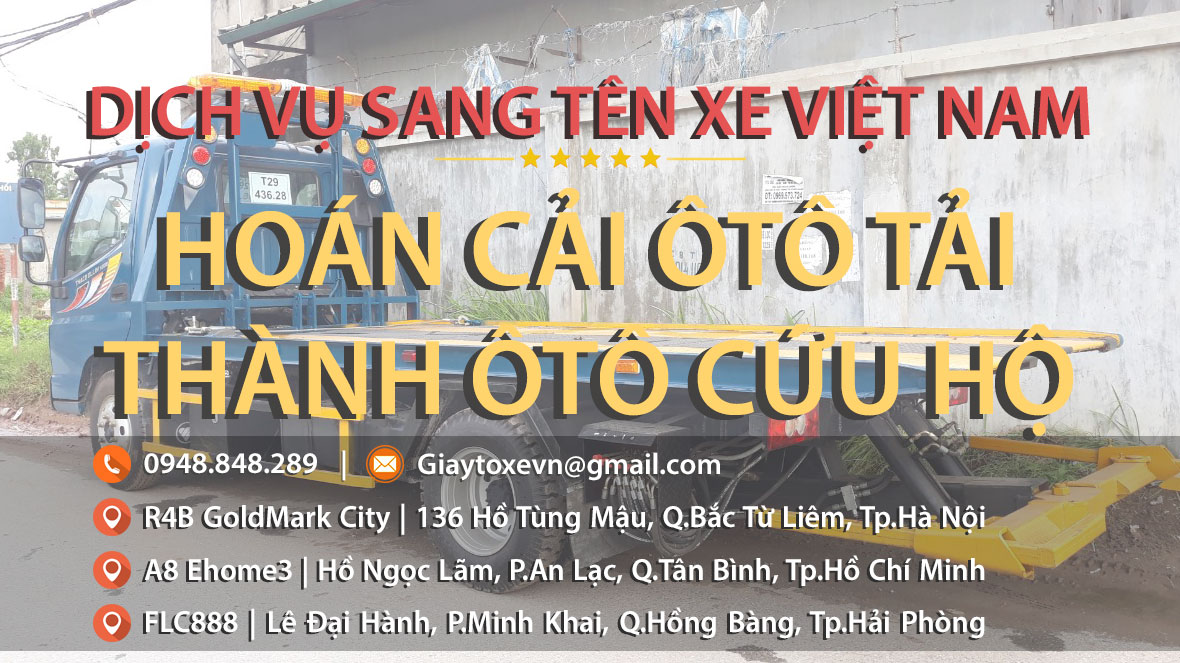 Hoán cải ô tô tải thành ô tô cứu hộ