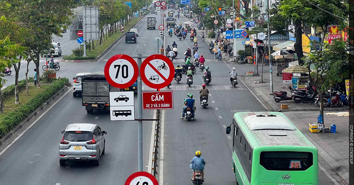 Phạt tiền khi lái xe dưới tốc độ tối thiểu từ 2025