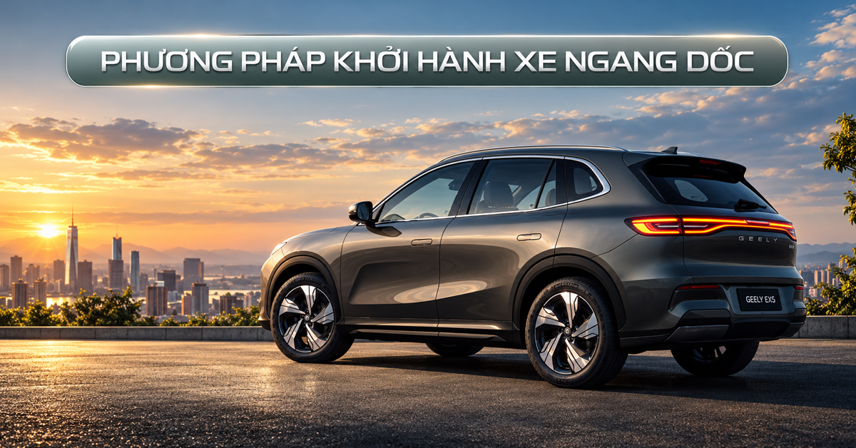 Cách khởi hành ngang dốc cho xe số sàn và số tự động an toàn