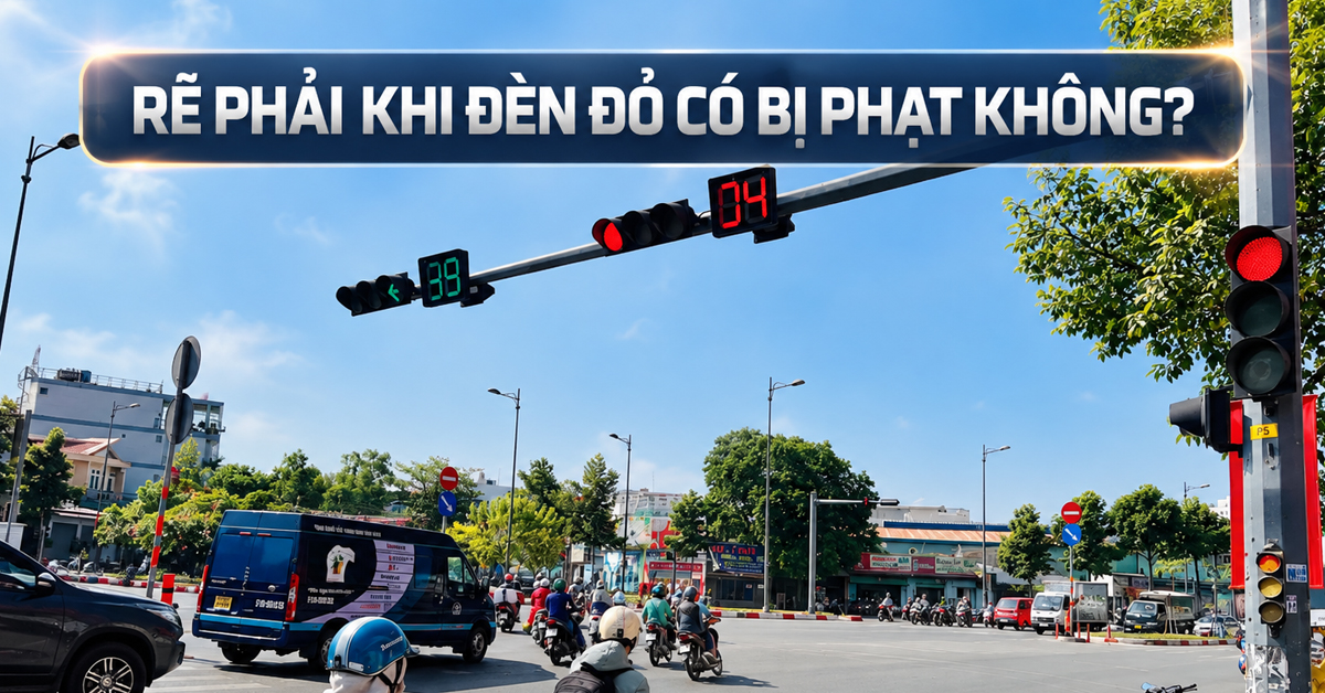 Rẽ Phải Khi Đèn Đỏ Có Bị Phạt Không?