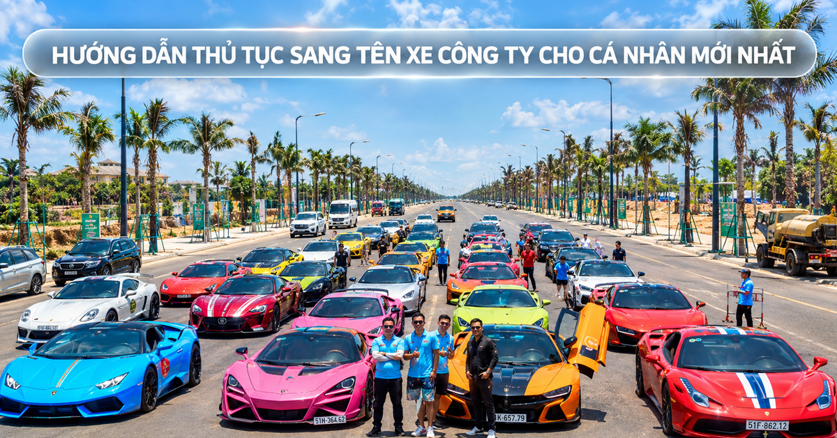 Hướng Dẫn Thủ Tục Sang Tên Xe Công Ty Cho Cá Nhân Mới Nhất