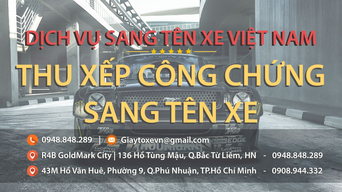 Thu xếp công chứng sang tên xe