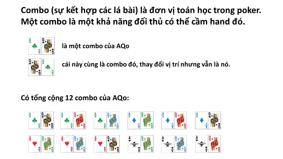 Tổng cộng có 12 Combo của AQo