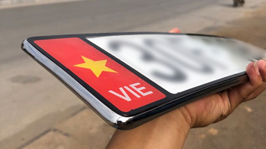 làm biển số xe máy
