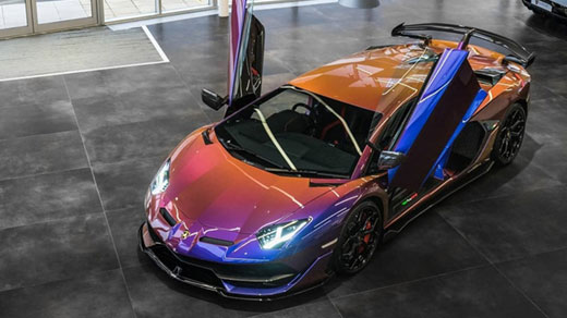 Màu sơn hơn 1,5 tỷ đồng của chiếc Lamborghini Aventador SVJ 17