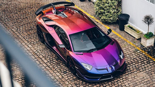 Màu sơn hơn 1,5 tỷ đồng của chiếc Lamborghini Aventador SVJ 16