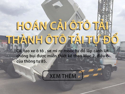 Hoán cải ô tô tải thành ô tô tải tự đổ