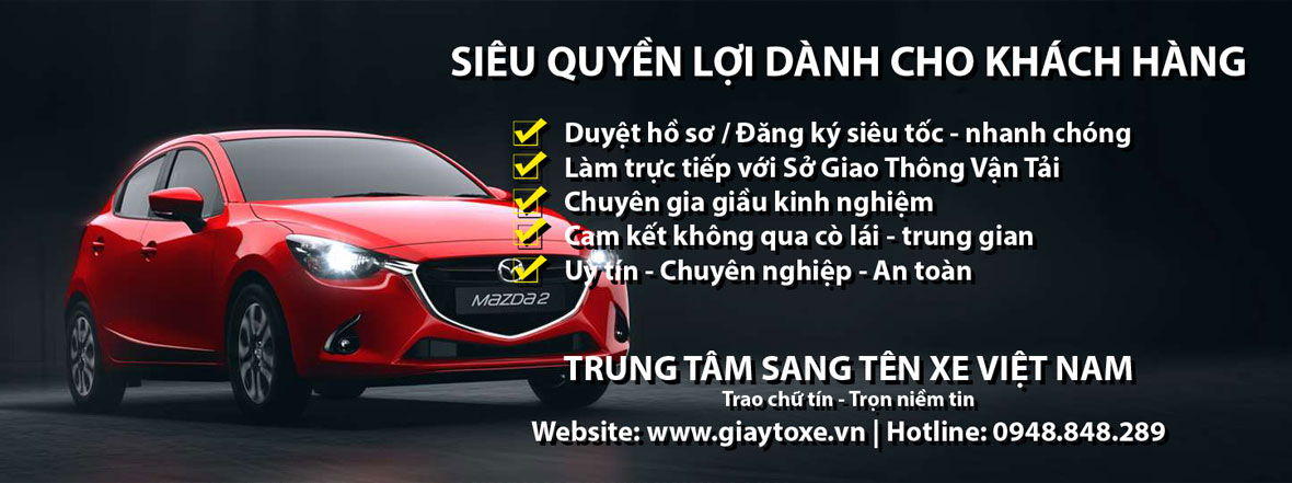 khuyến mãi đặc biệt khi Sang tên xe cho người nước ngoài