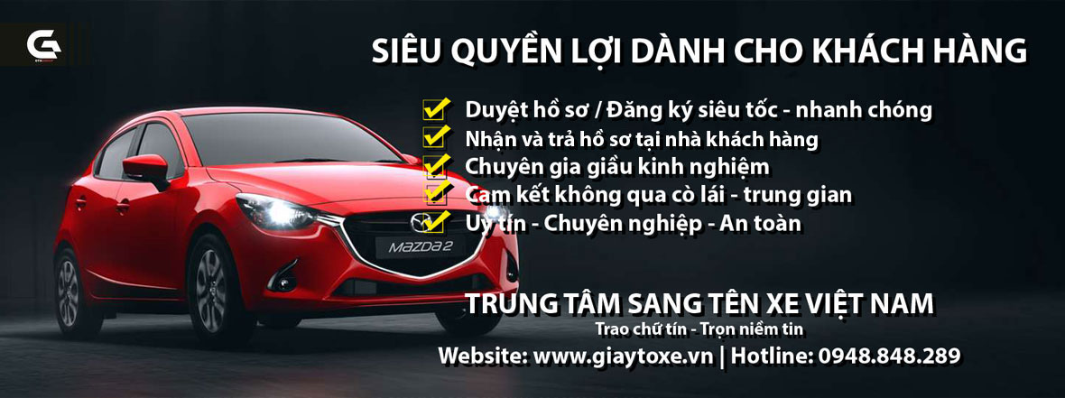 DỊCH VỤ SANG TÊN XE Nghệ An