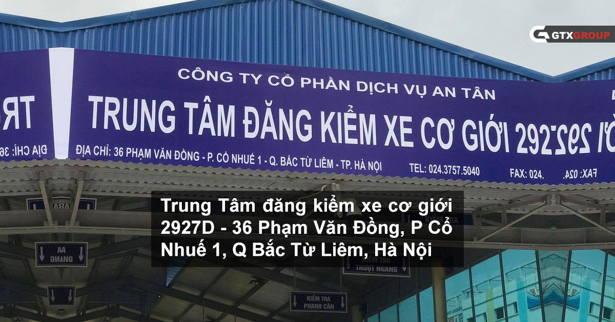 Trung Tâm đăng kiểm xe cơ giới 2927D