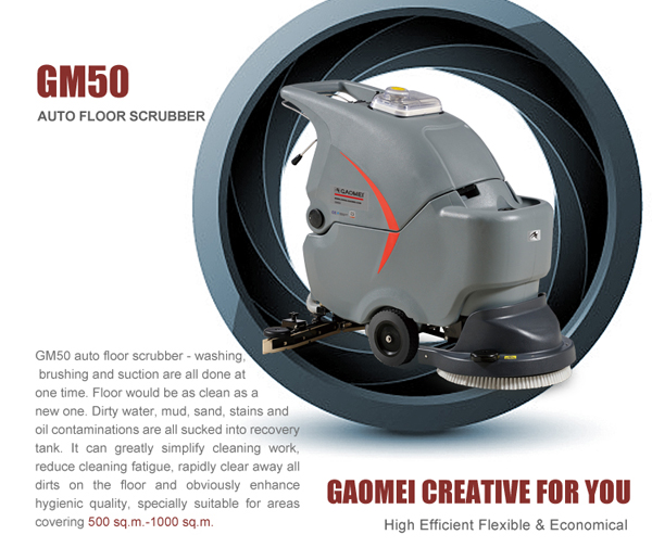 máy lau sàn nhà xưởng Gaomei GM50B