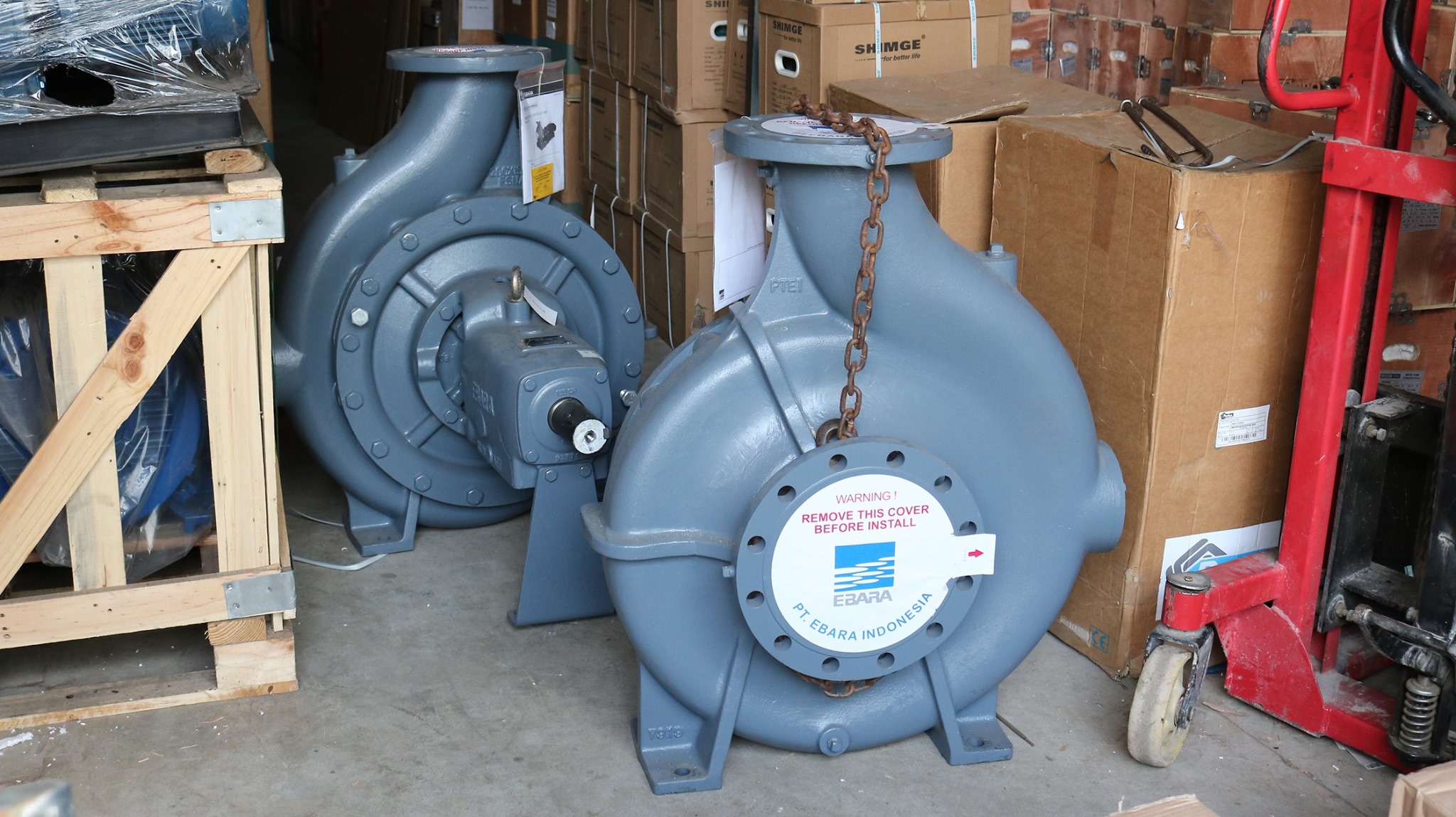 Làm thế nào để phân biệt máy bơm Ebara hàng thật, hàng giả