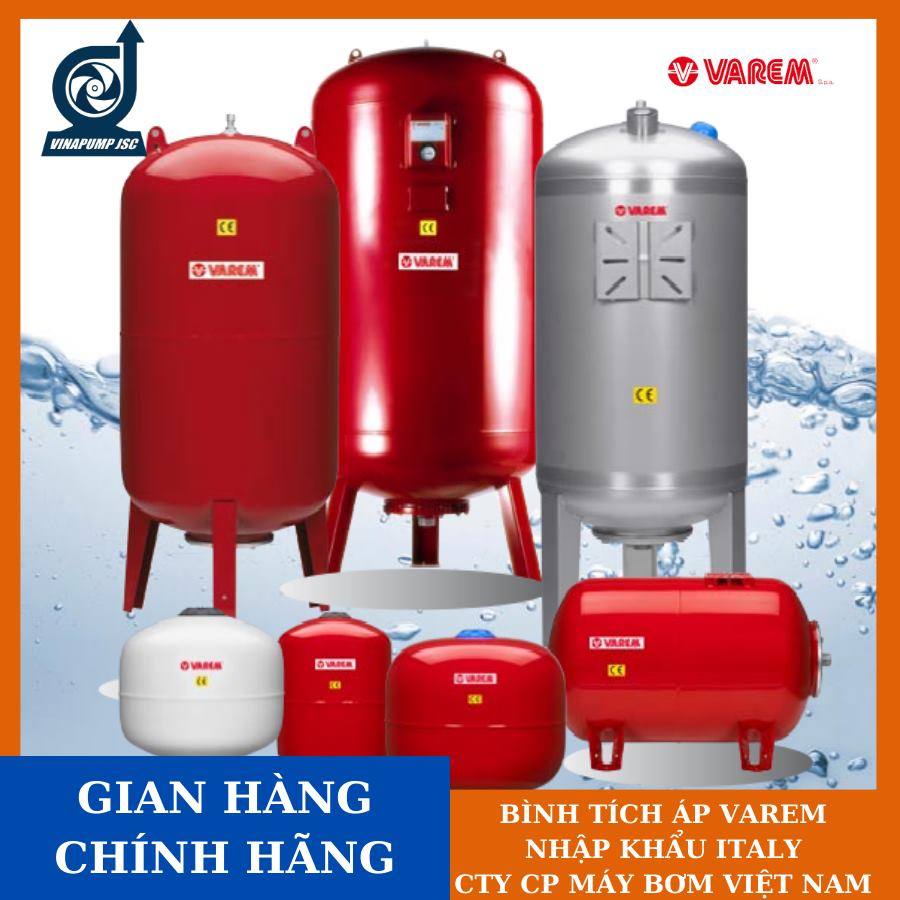 Tổng quan về bình tích áp mini nằm ngang