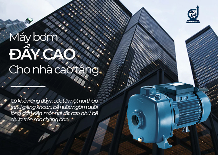 Máy bơm nước lên nhà cao tầng : Chọn máy tăng áp hay máy đẩy cao?