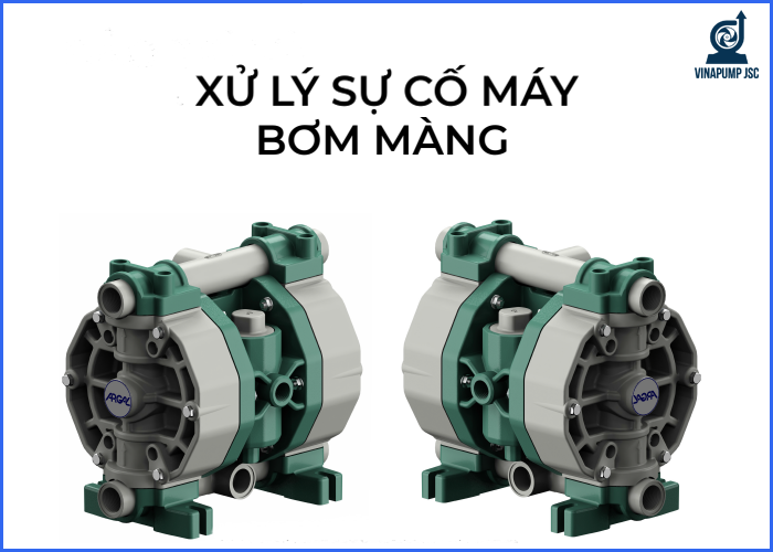 Nguyên nhân và biện pháp xử lý sự cố máy bơm màng khí nén