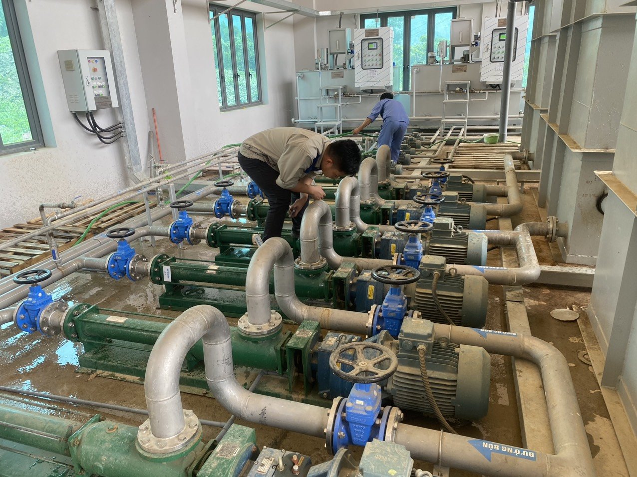 Bơm trục vít Highflow vận chuyển bùn hiệu quả