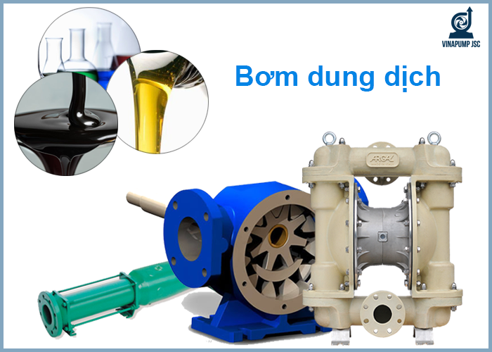 may bom dung dich