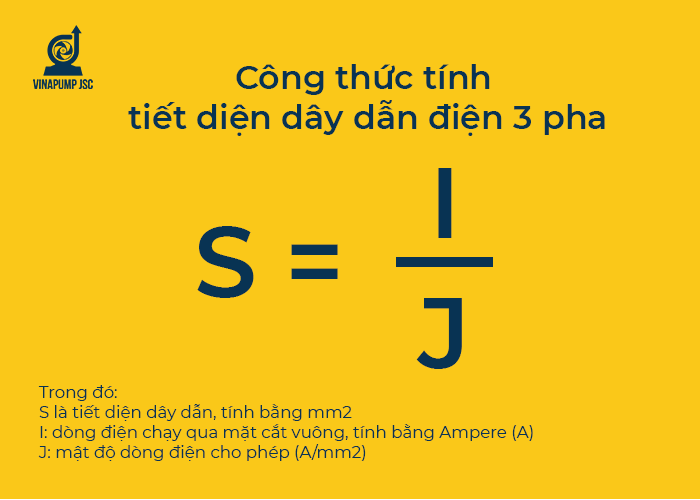 Công thức tính tiết diện dây dẫn 3 pha: Bí quyết để lựa chọn dây dẫn phù hợp