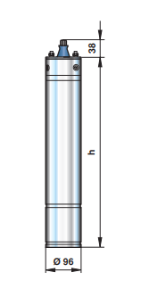 Động cơ Bơm hỏa tiễn 4inch PEDROLLO Model 4PDm / 2