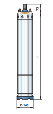 Động cơ Bơm hỏa tiễn 4inch PEDROLLO Model 4FKm / 2